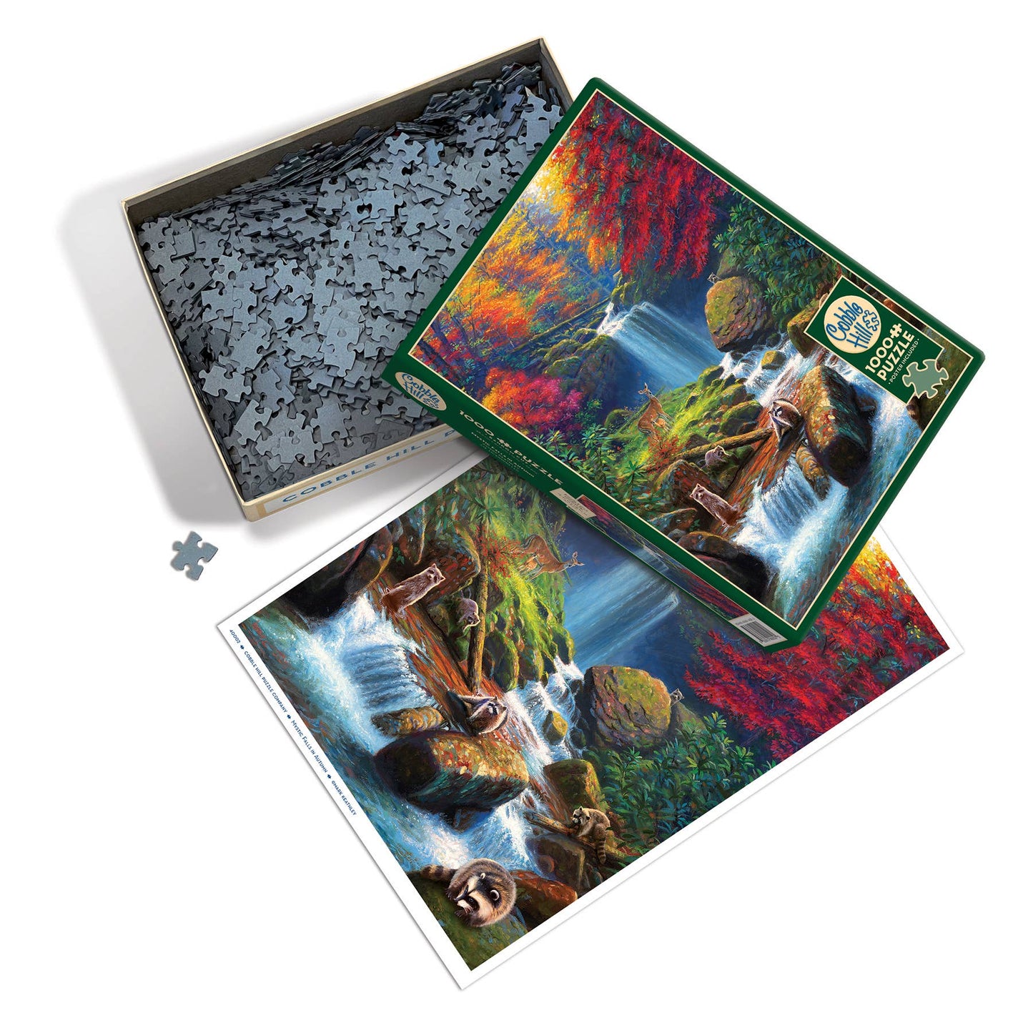 Mystic Falls in Autumn 1000-Piece Puzzle