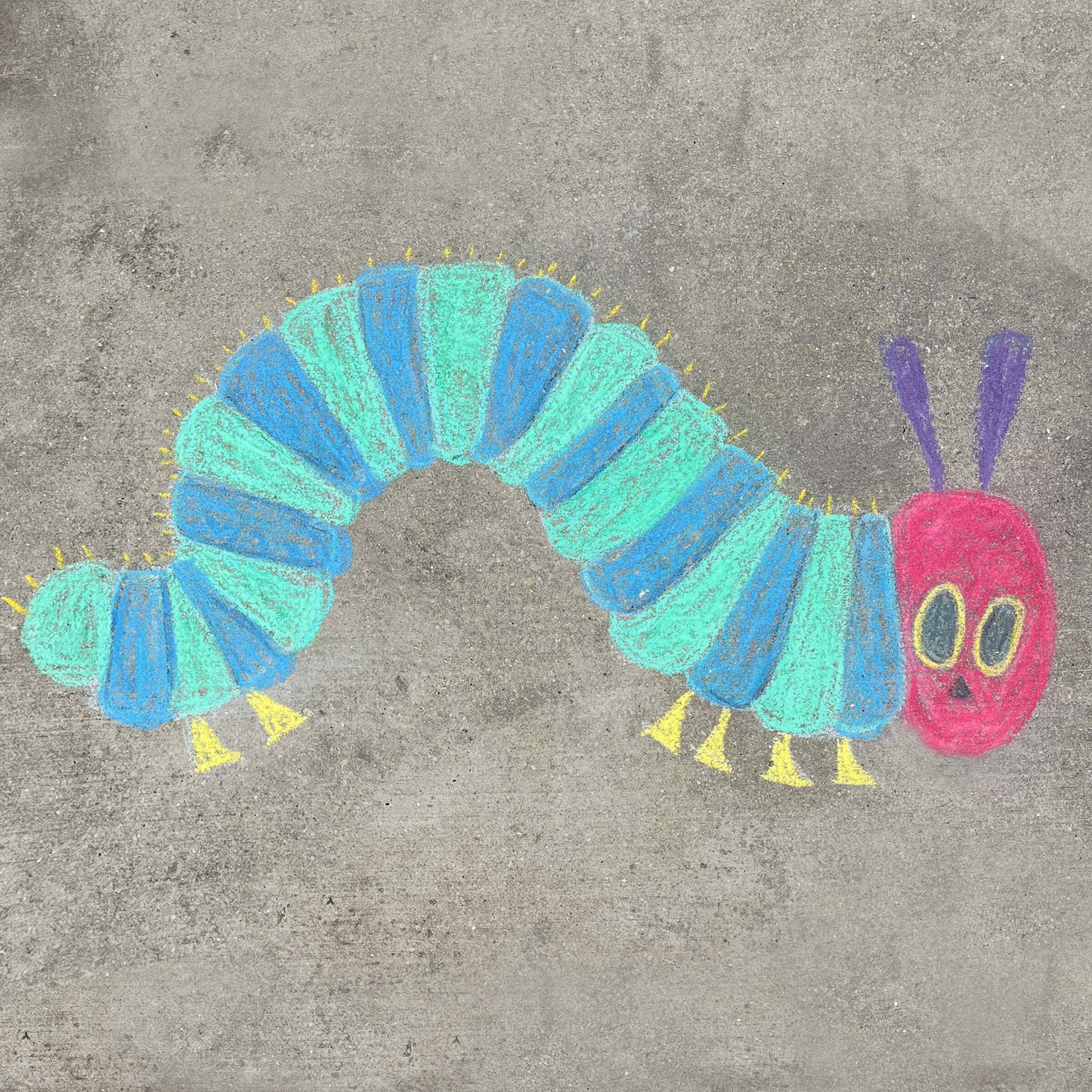 Caterpillar Chunky Sidewalk Chalk