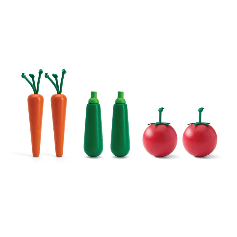 Fresh Produce Set B (Carrot, Zucchinis & Tomatoes)