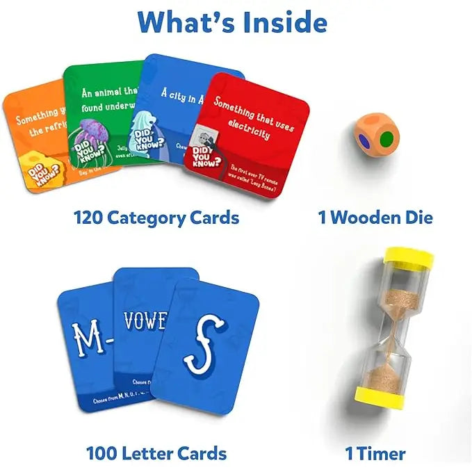 Rapid Rumble: Category Game Card Game (Skillmatics)