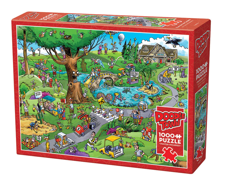 DoodleTown: Par for the Course | 1000 Piece