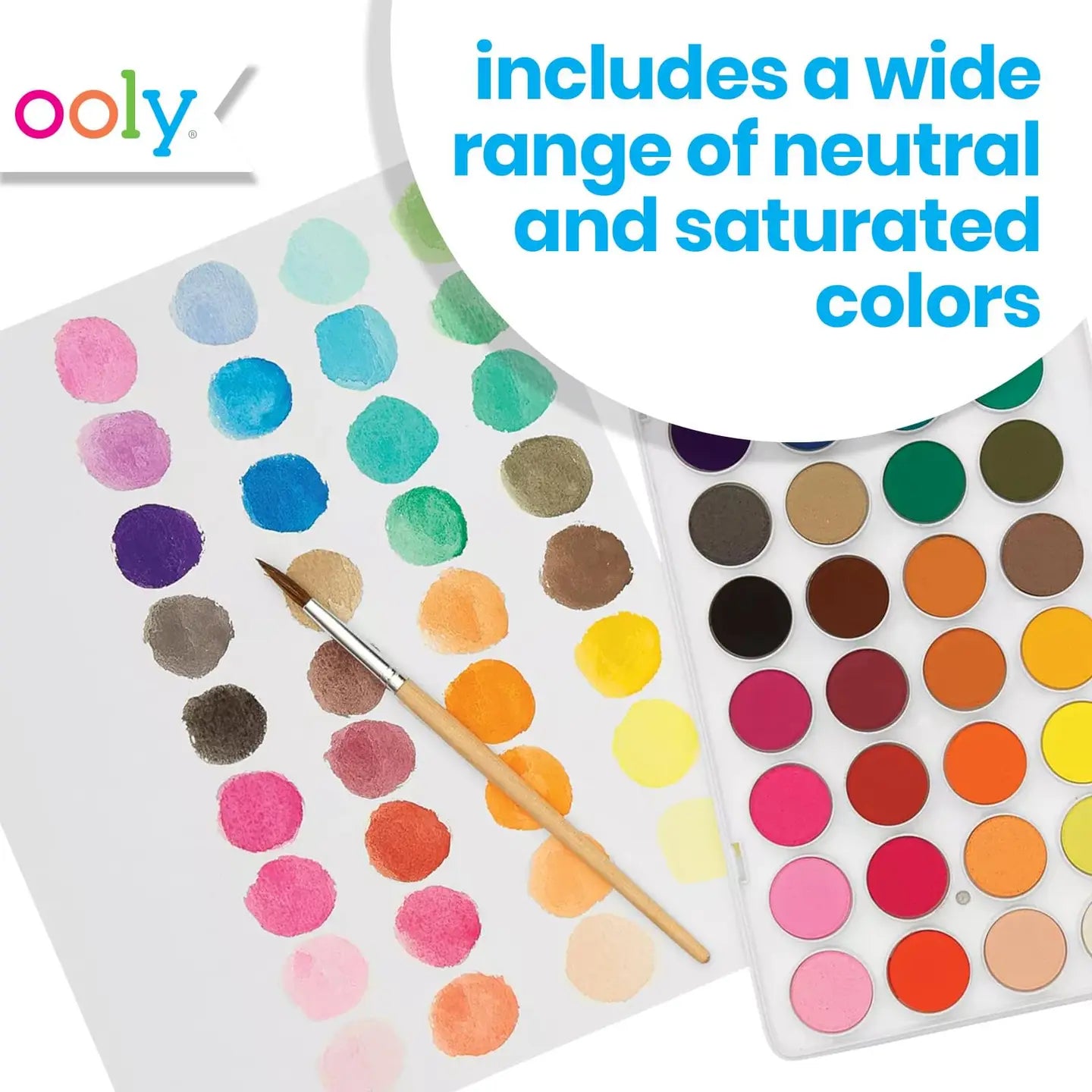 Lil' Watercolor Paint Pods (37 Pc Set)