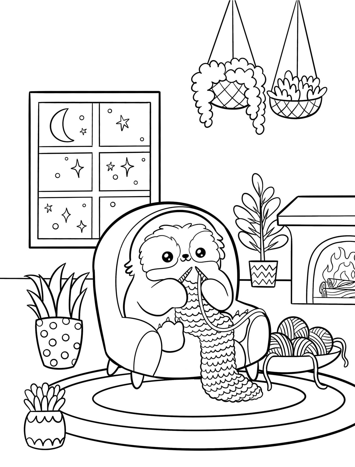 Totally Awesome Too Cute Coloring Book with Stickers
