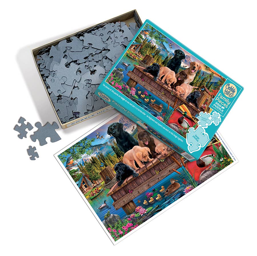 Pups and Ducks Family Puzzle 350pc