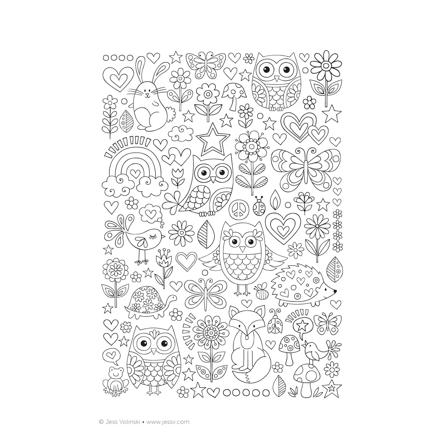 Color Animals - Take Along Adult Coloring Book (Small)