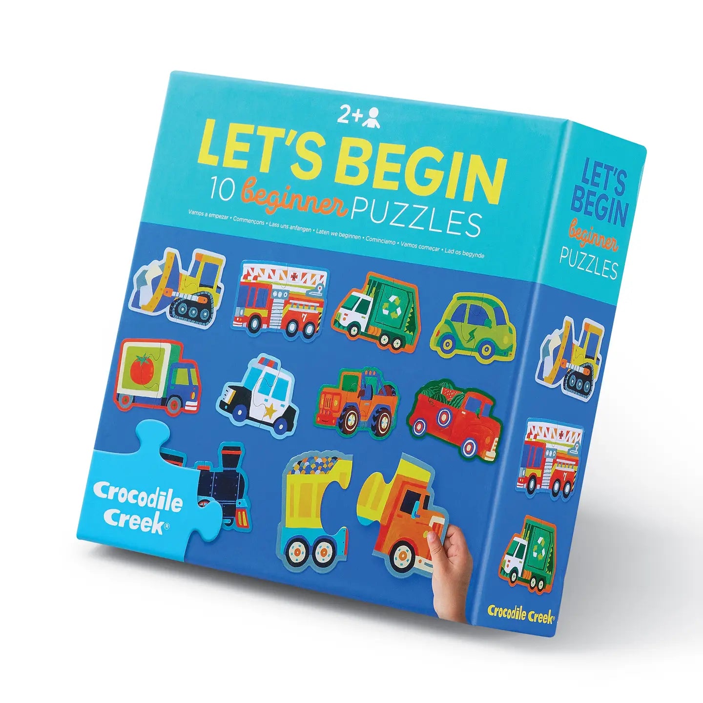 2-Piece Let's Begin Puzzle - Vehicles