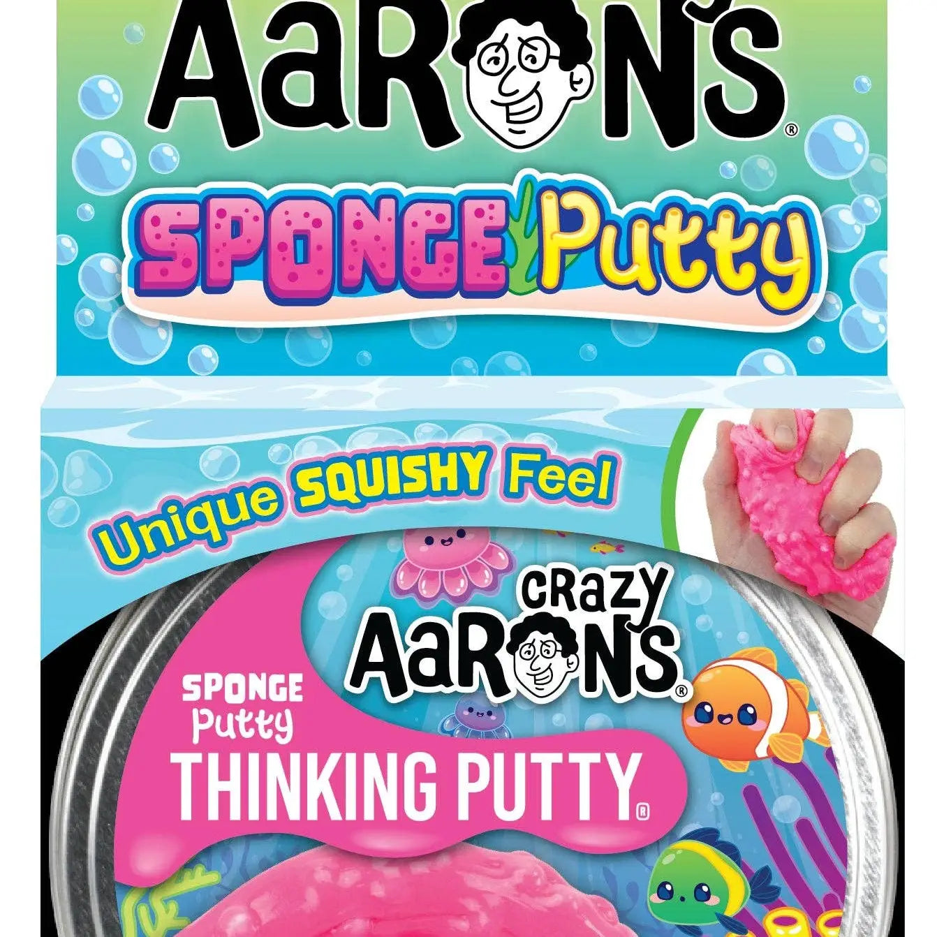 Sponge Putty - Full Size 4" Thinking Putty Tin