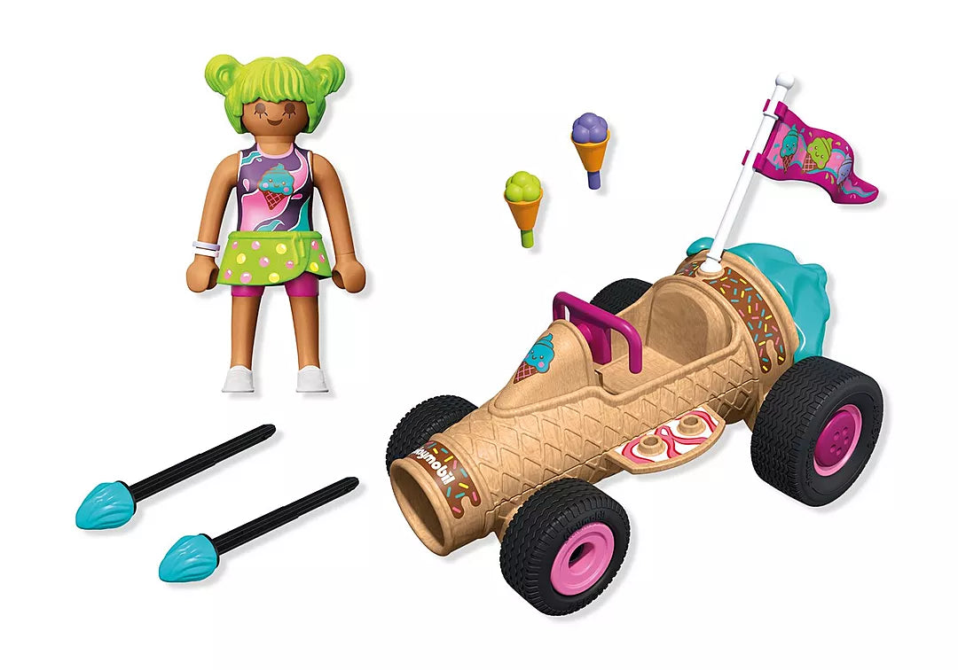 Racing Ice Cream Cone