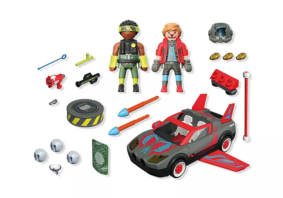Hero with Vehicle