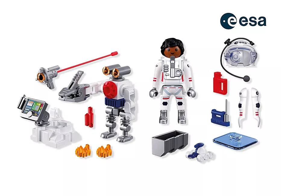 Astronaut with Robot