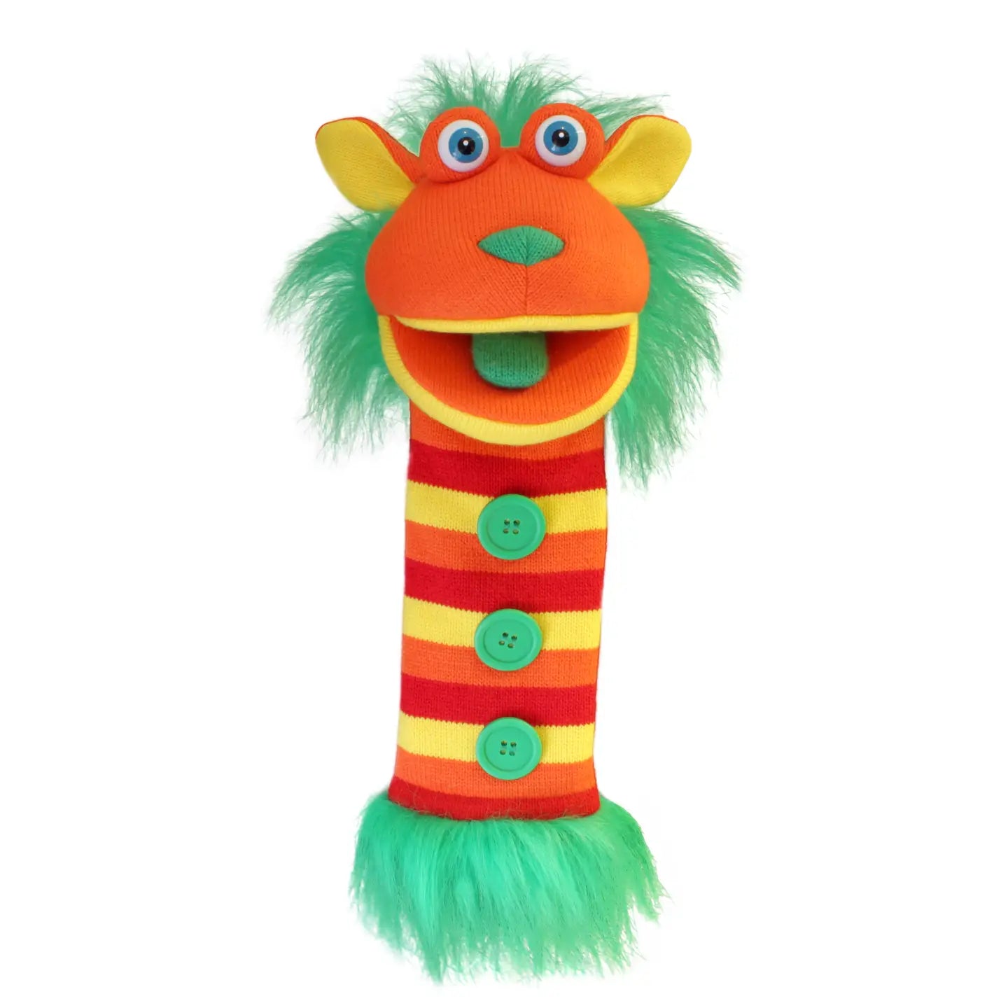 Knitted Puppet: Buttons