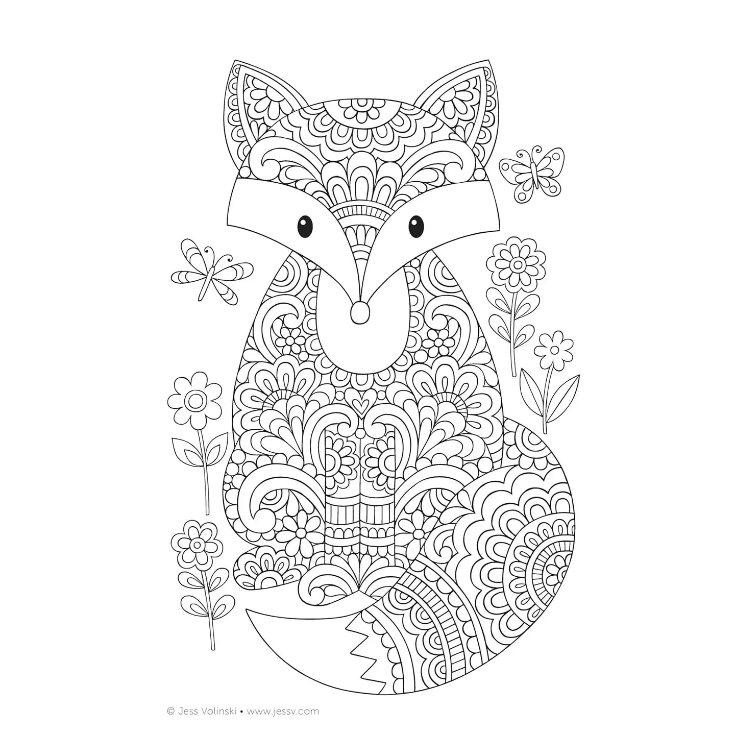 Color Animals - Take Along Adult Coloring Book (Small)