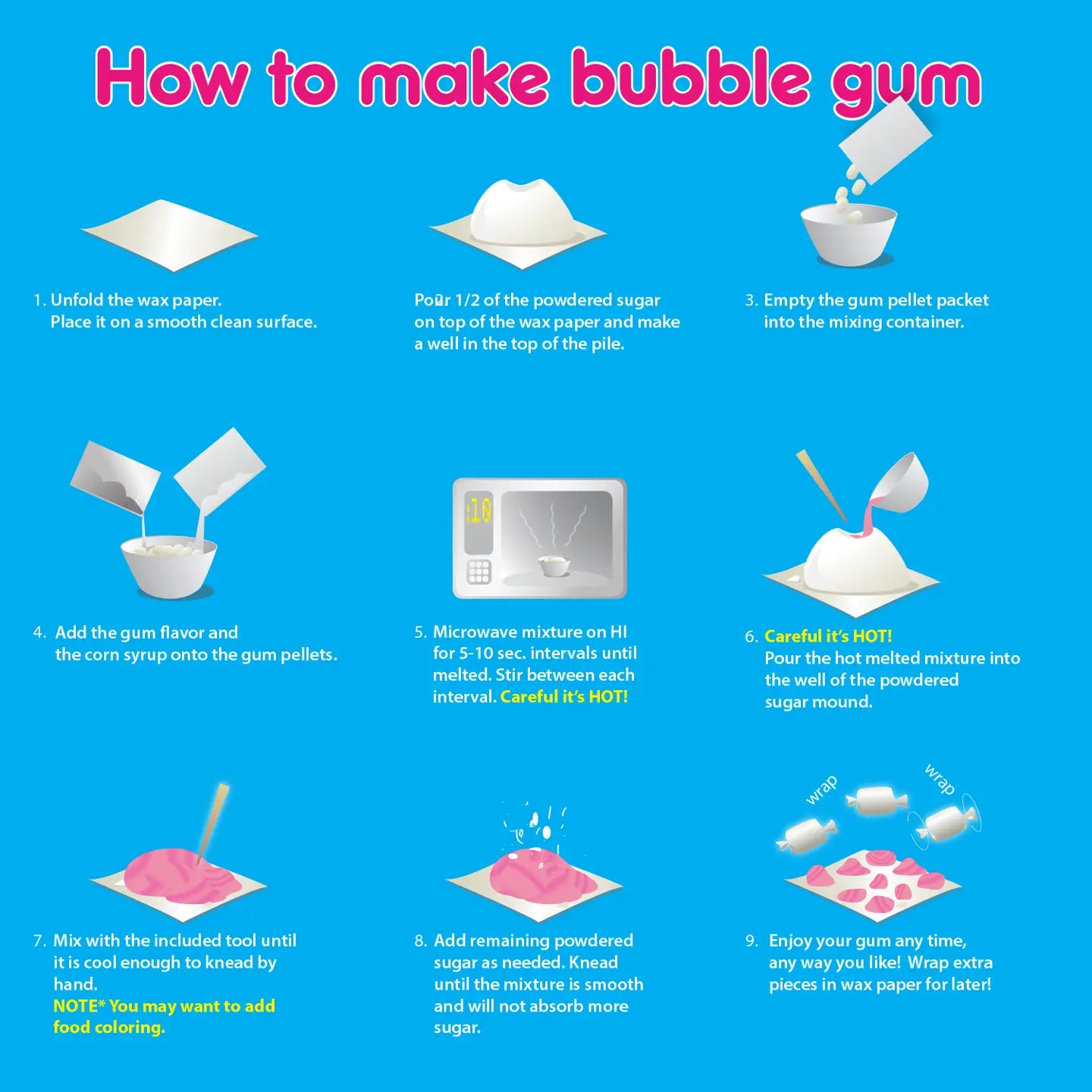 Make Your Own Bubble Gum Stem Kit