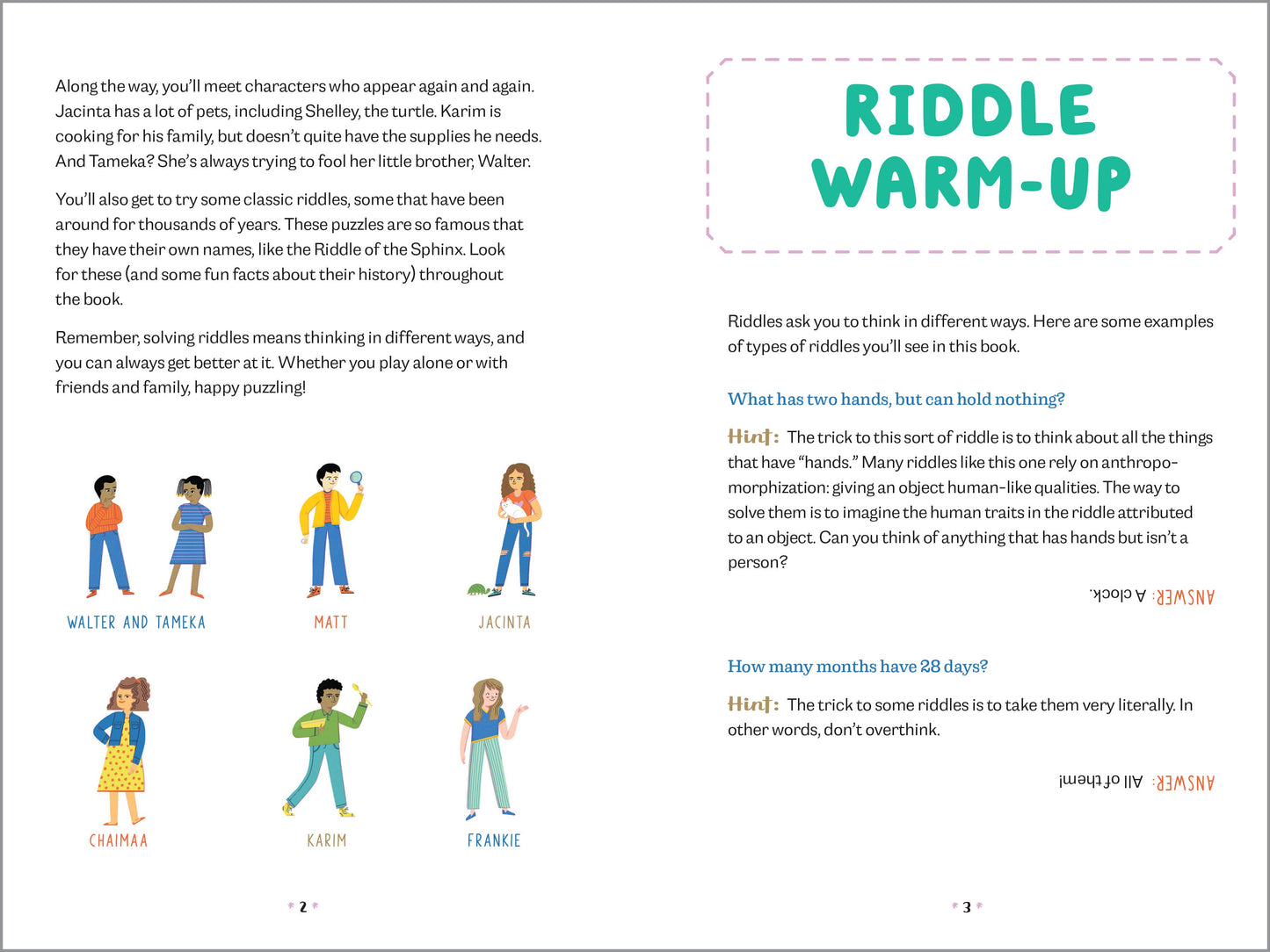 Challenging Riddle Book for Kids