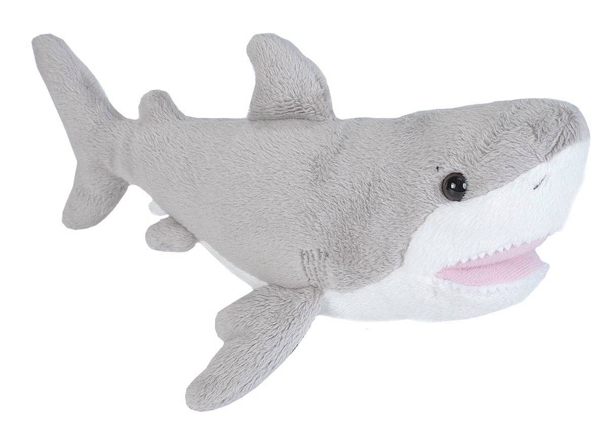 Sea Critters Great White Shark Stuffed Animal 11"
