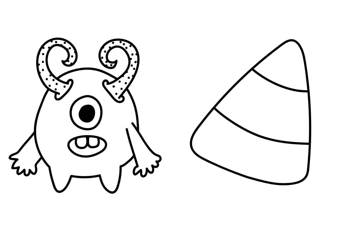 My First Big Book of Monsters Coloring Book