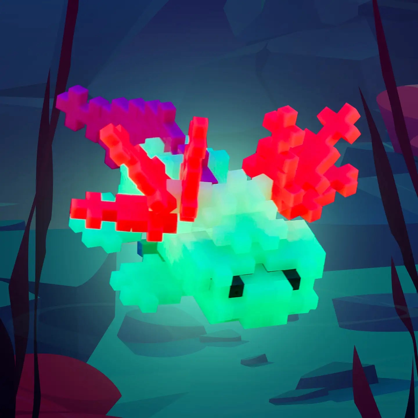 Axolotl - Plus Plus Tube