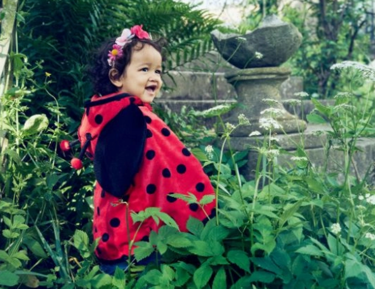 "Layla" Ladybird Costume Cape (2 Yrs)