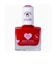 Klee Kids Water-Based Peelable Nail Polish (Red)