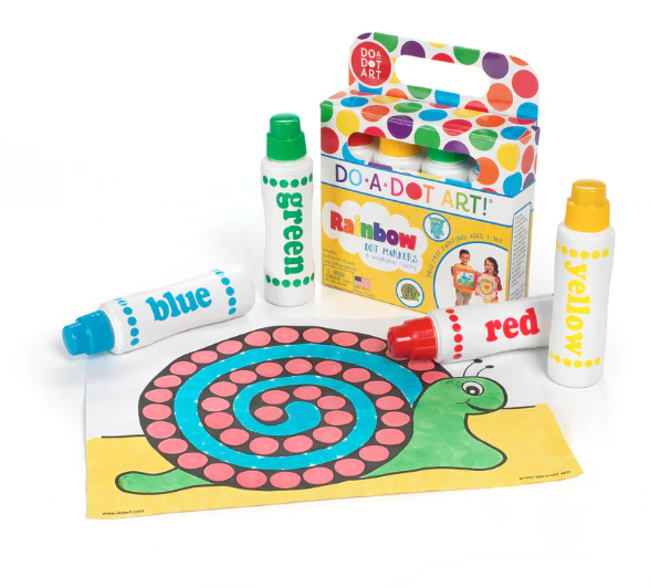 Rainbow 4 Pack Dot Markers