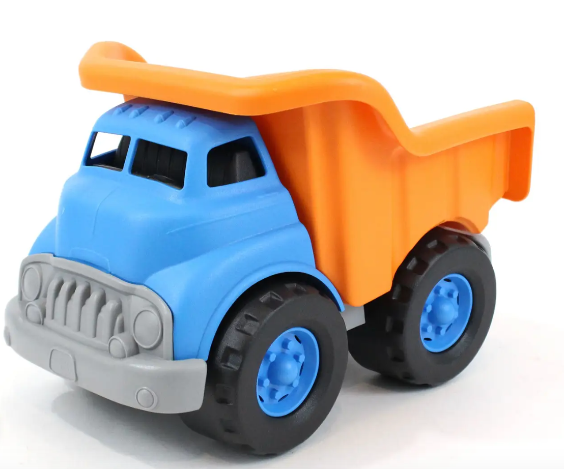 Blue & Orange Dump Truck