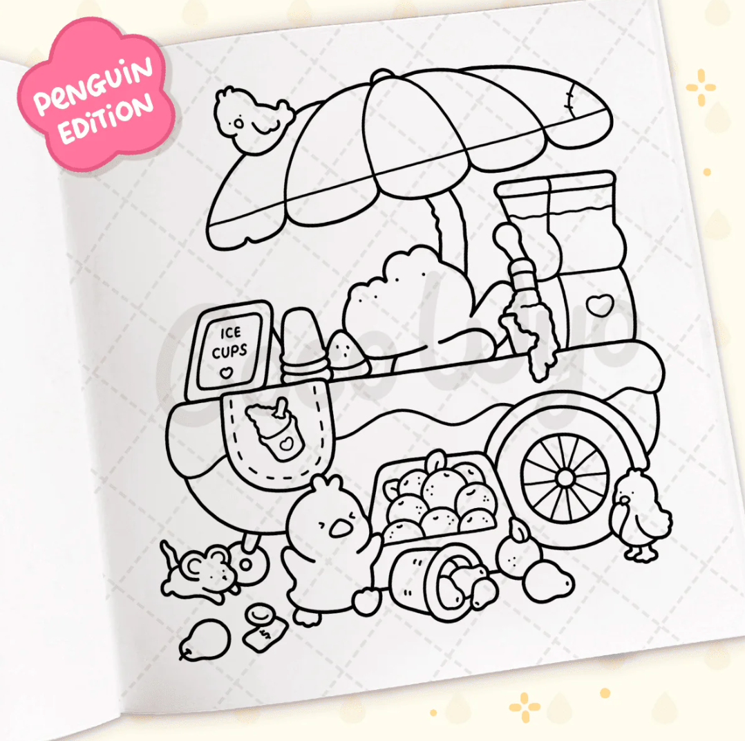 Comfy Corner Coloring Book