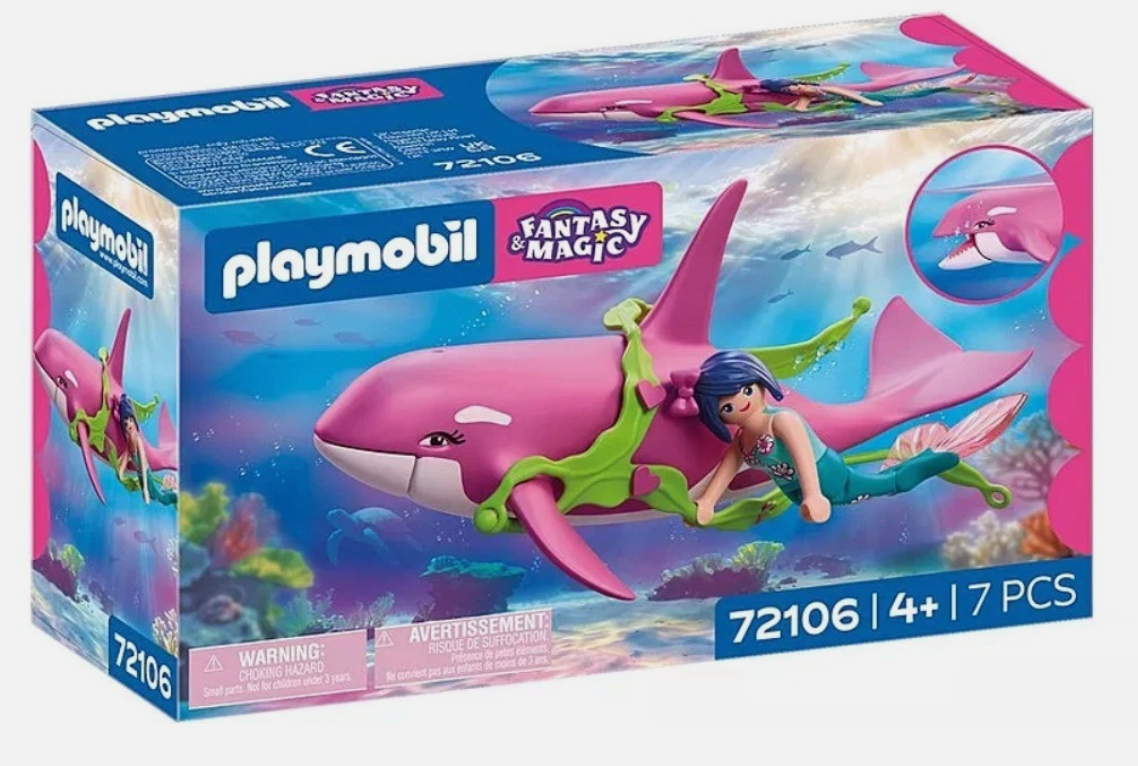 Orca with Mermaid