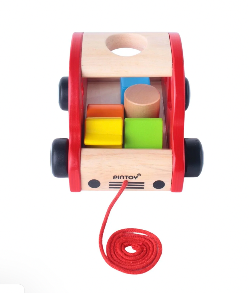 Pintoy Wooden Happy Car Sorter
