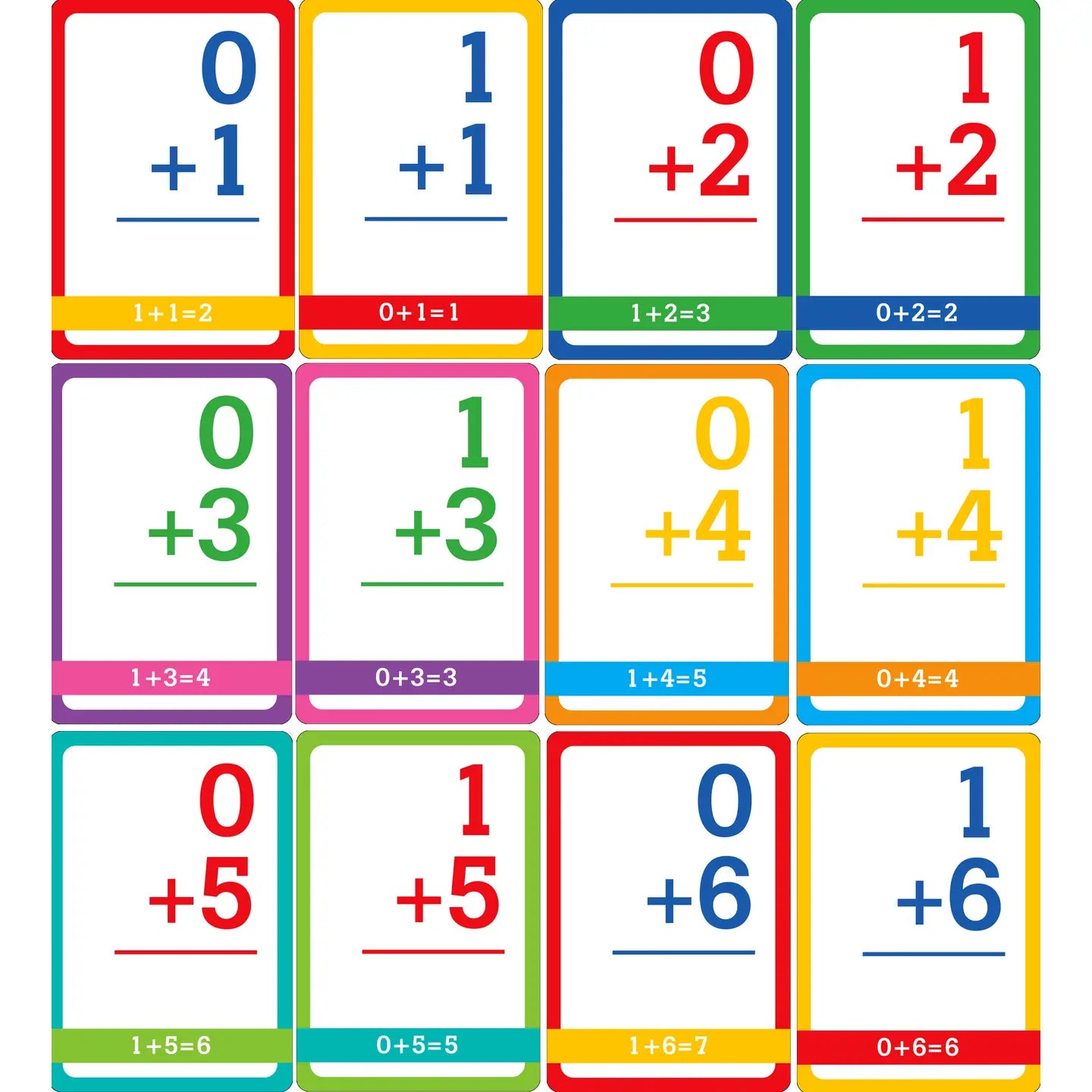Addition Flash Cards