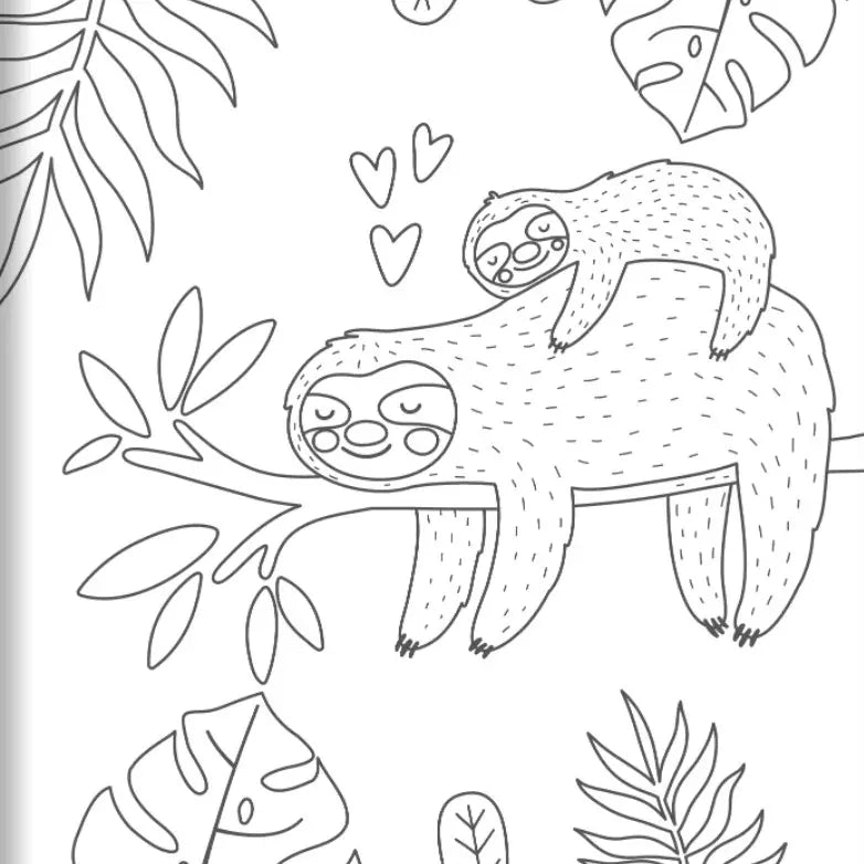 Amazing Animals Coloring Book