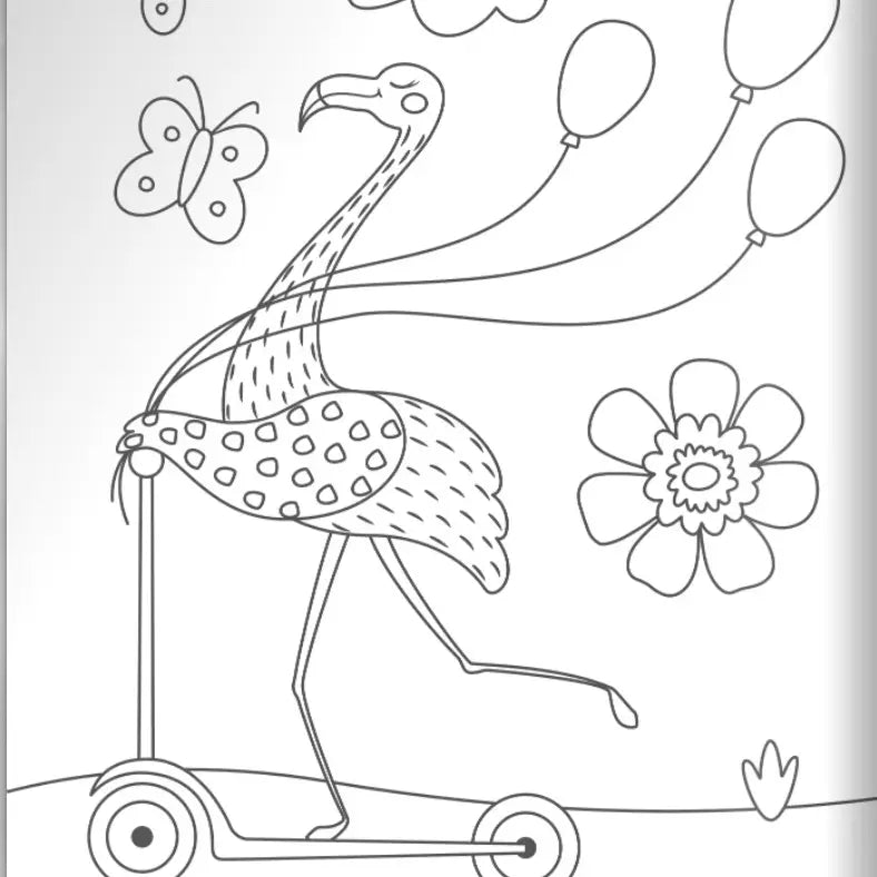 Amazing Animals Coloring Book