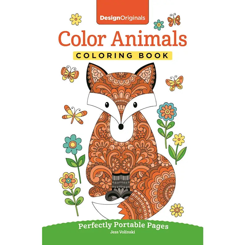 Color Animals - Take Along Adult Coloring Book (Small)