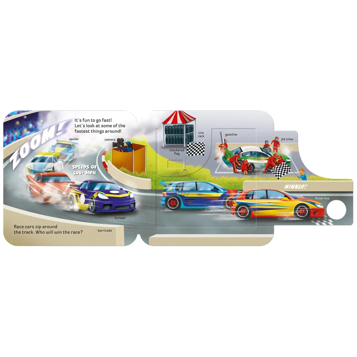 Peek-a-Flap Zoom Interactive Board Book