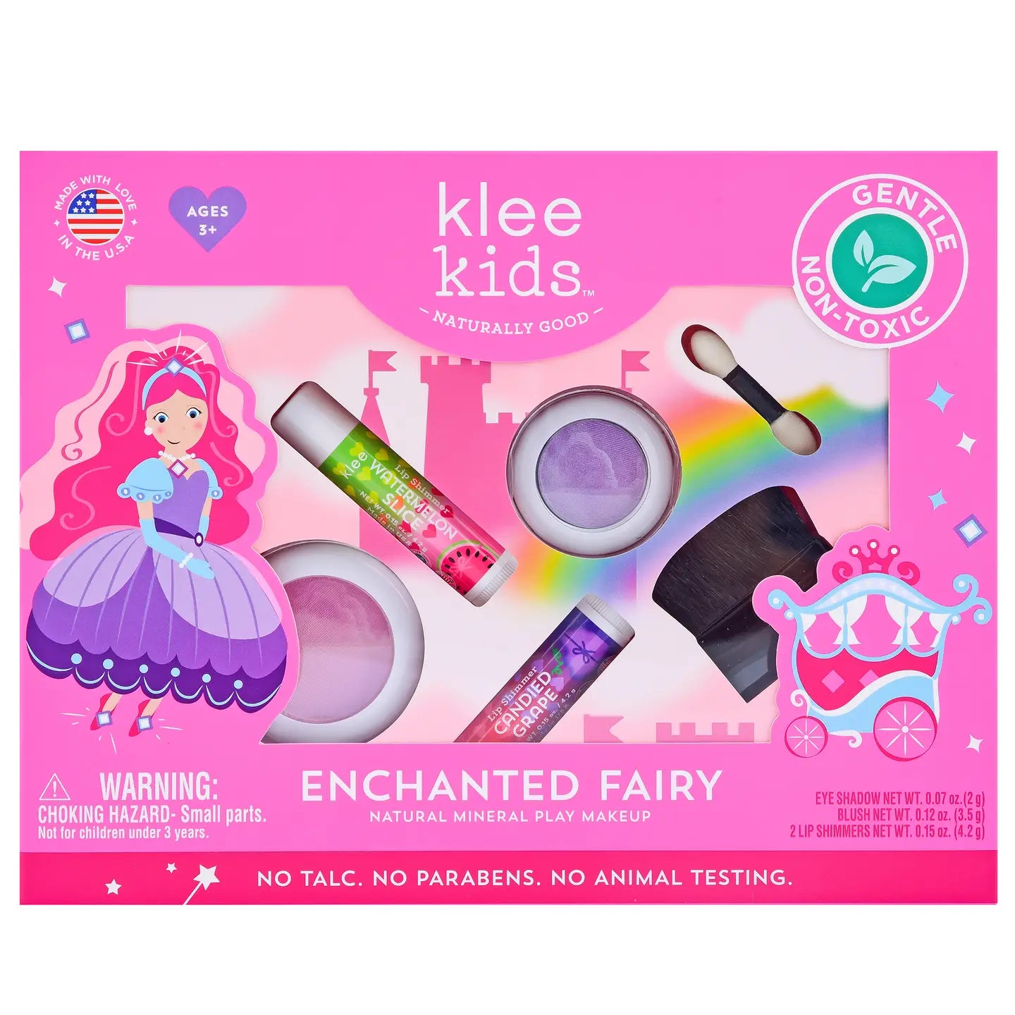 Enchanted Fairy - Enchanted Fairy - Klee Kids Natural Play Makeup 4-PC Kit