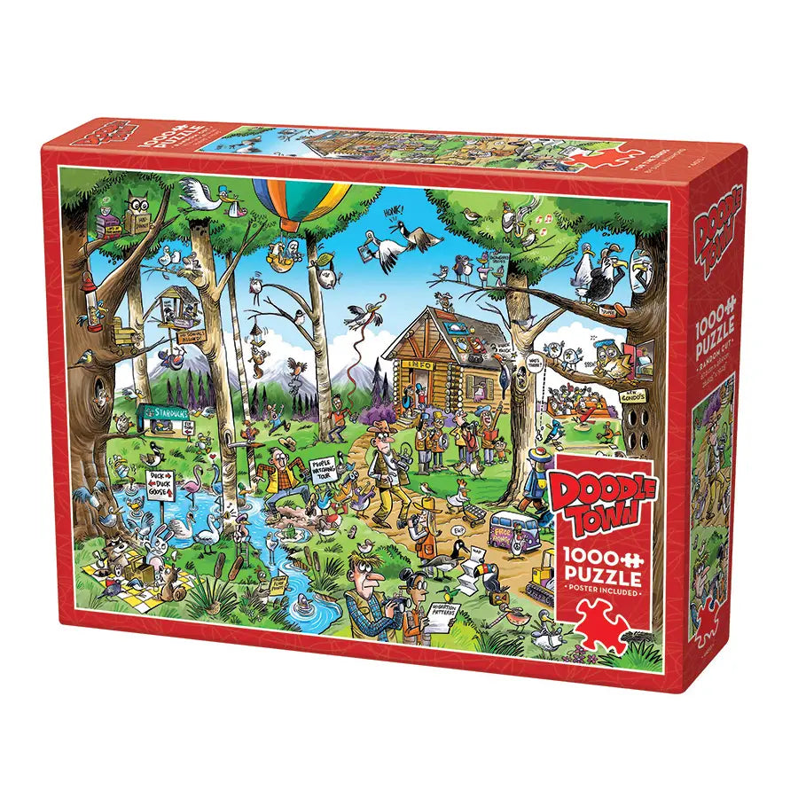 Doodletown: Birdwatcher's Paradise 1000pc Puzzle