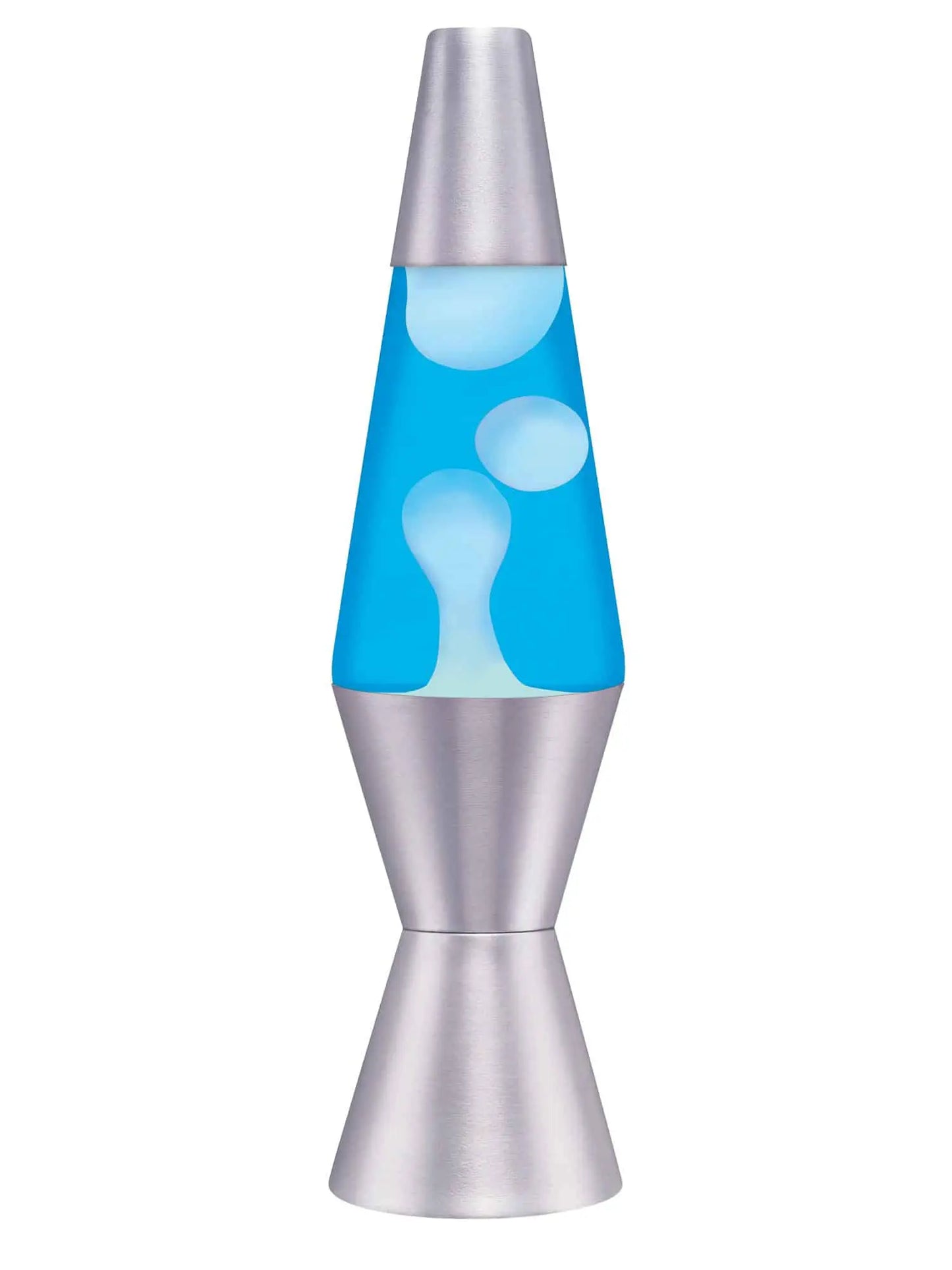 11.5in LAVA Lamp (White/Blue/Silver)