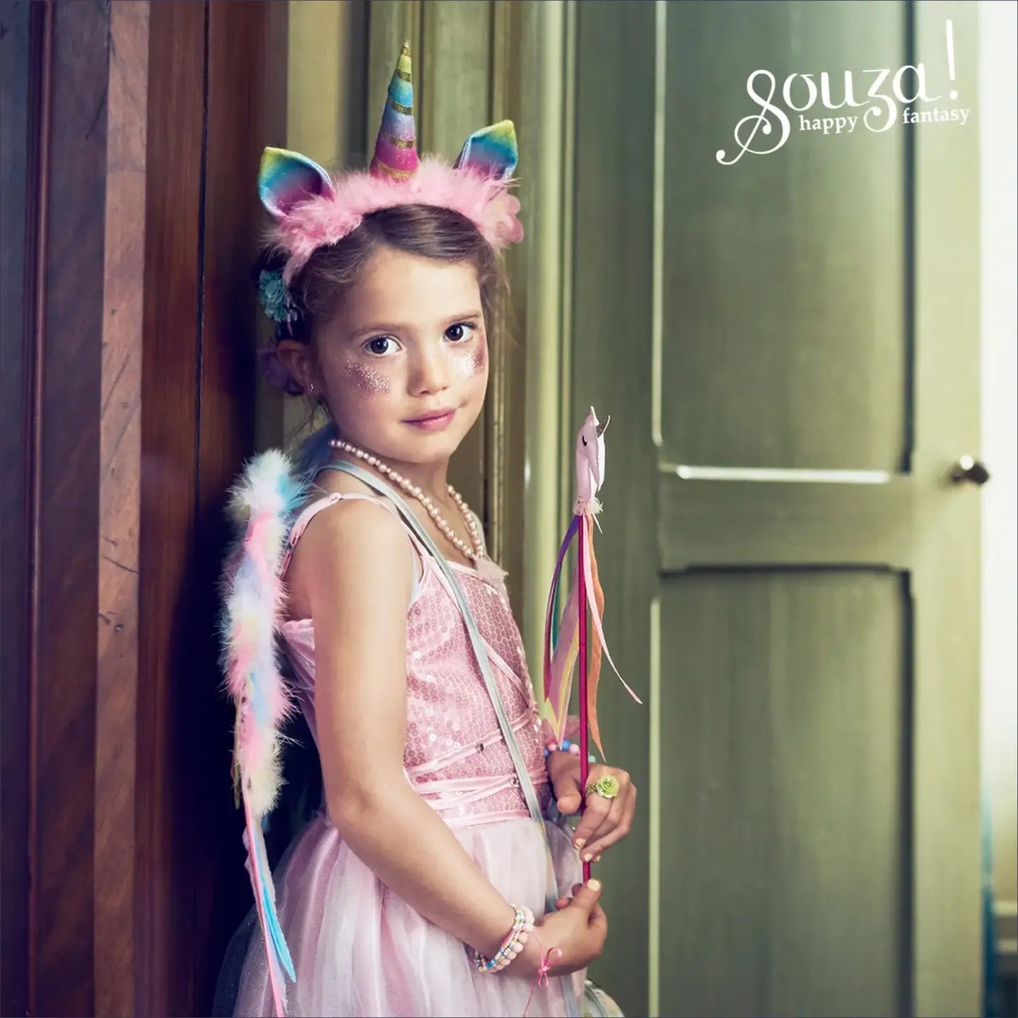 Unicorn Wings & Head Band Set