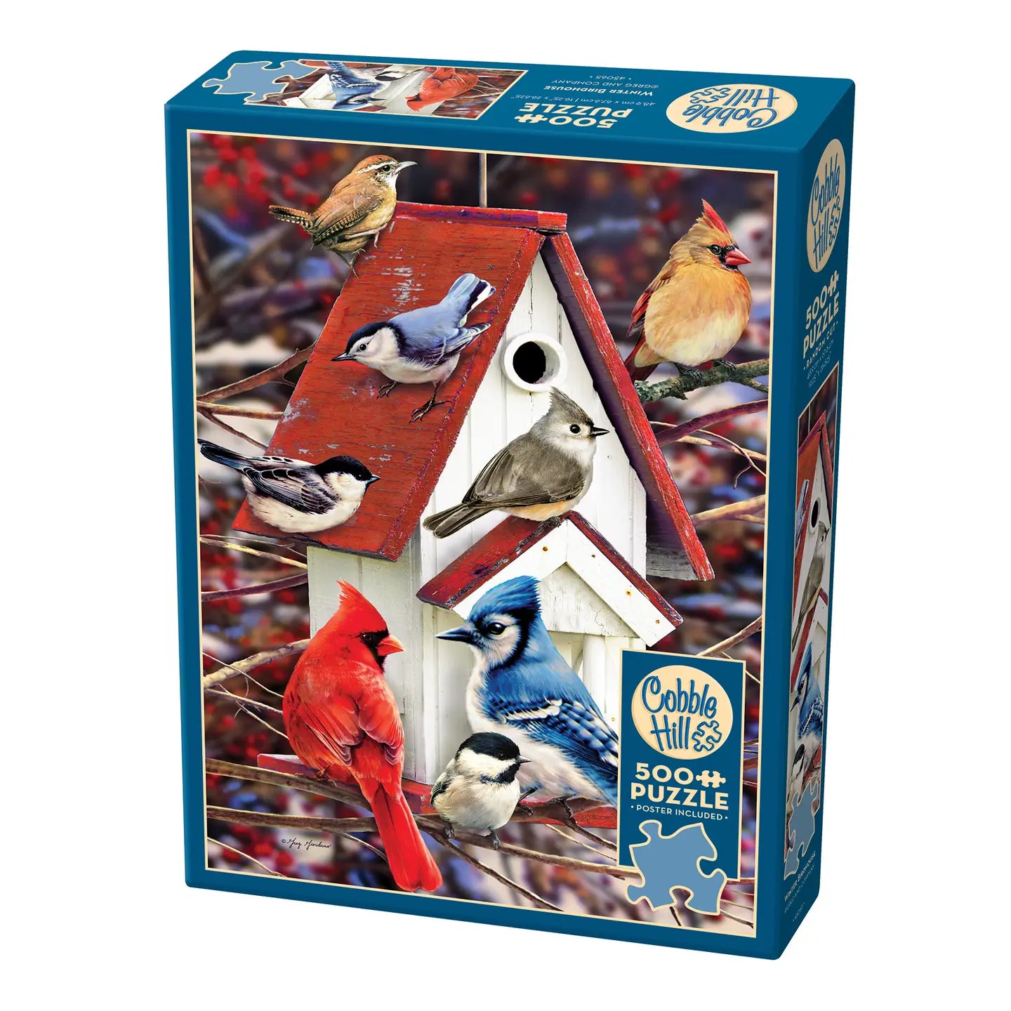 Winter Birdhouse 500pc Puzzle