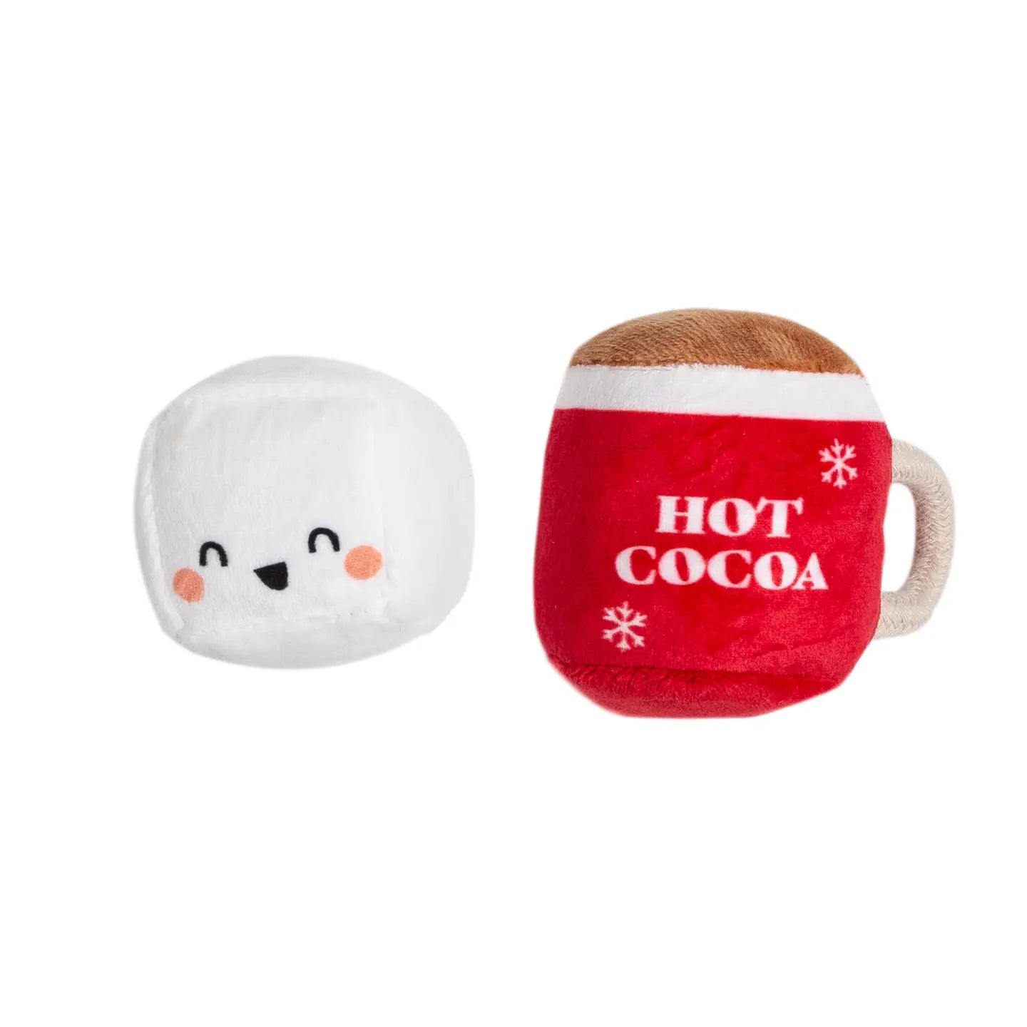Christmas Hot Cocoa Cat Toys, Set of 2