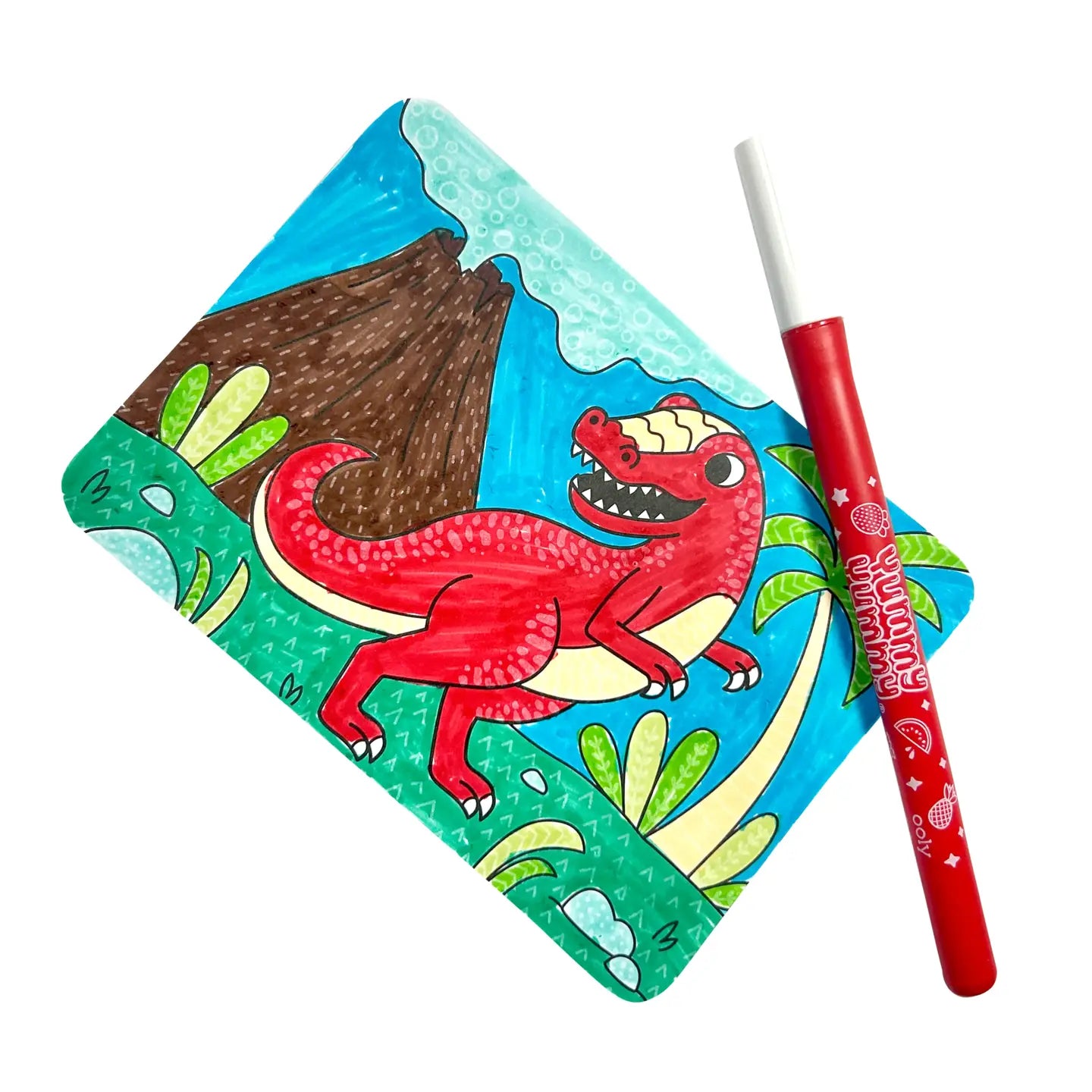 Undercover Art Hidden Pattern Coloring Activity-Dino Tales