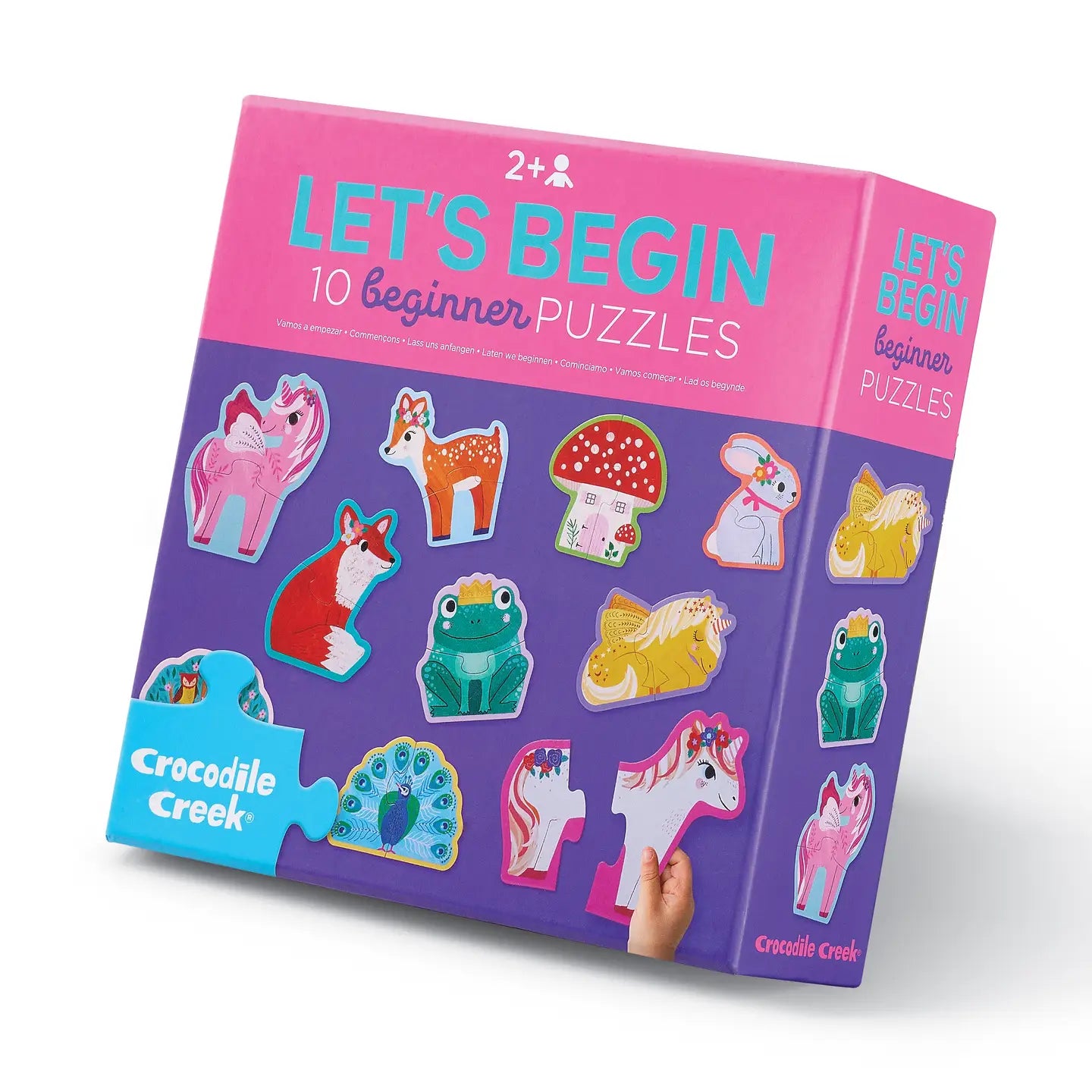 2-Piece Let's Begin Puzzle - Unicorn