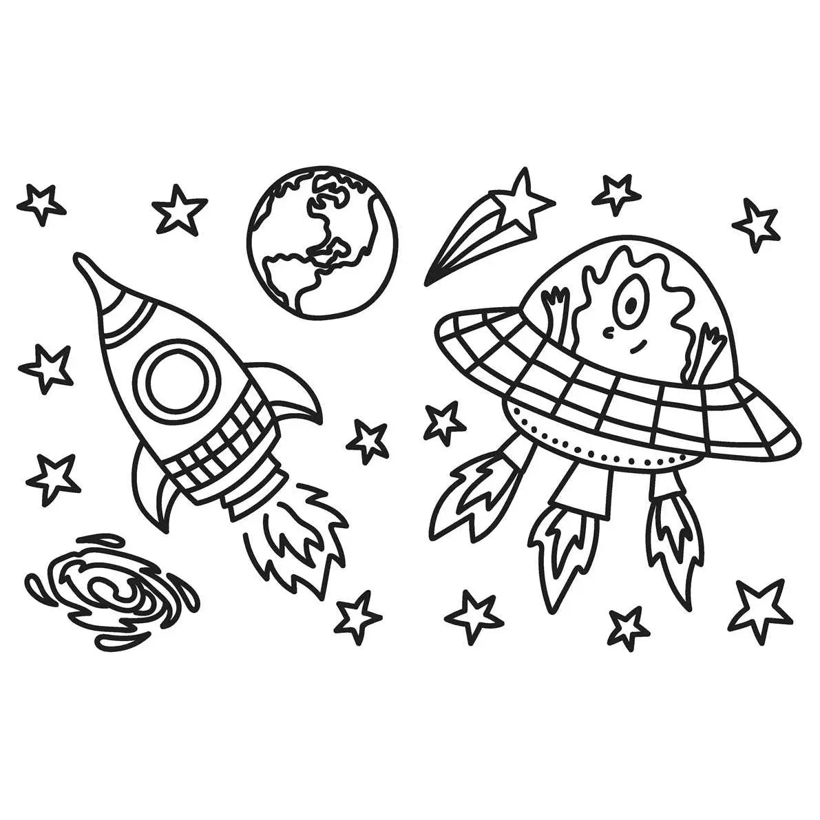 My First Big Book of Outer Space (Coloring Book)