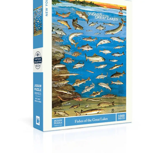 Fishes of the Great Lakes - 1000 Piece Jigsaw Puzzle