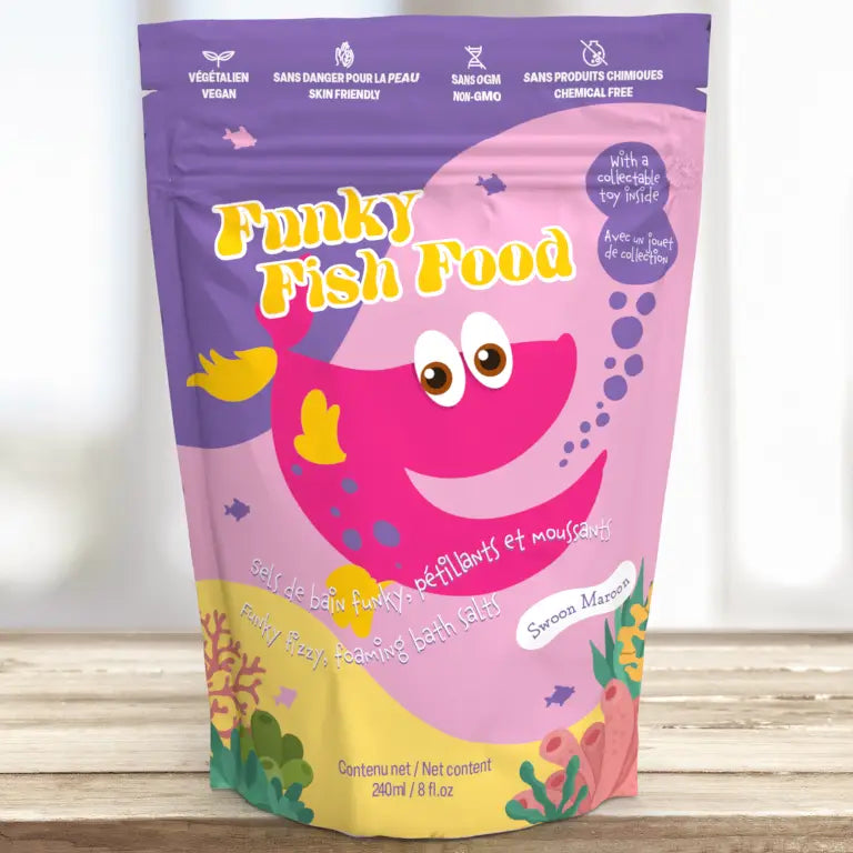 Funky Fish Food - Swoon Maroon