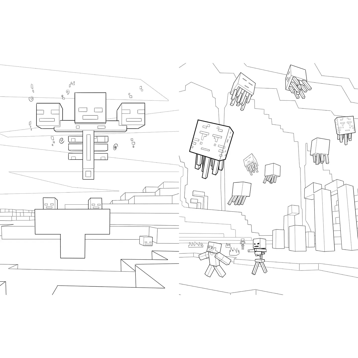 The Official Minecraft Coloring Adventures Book