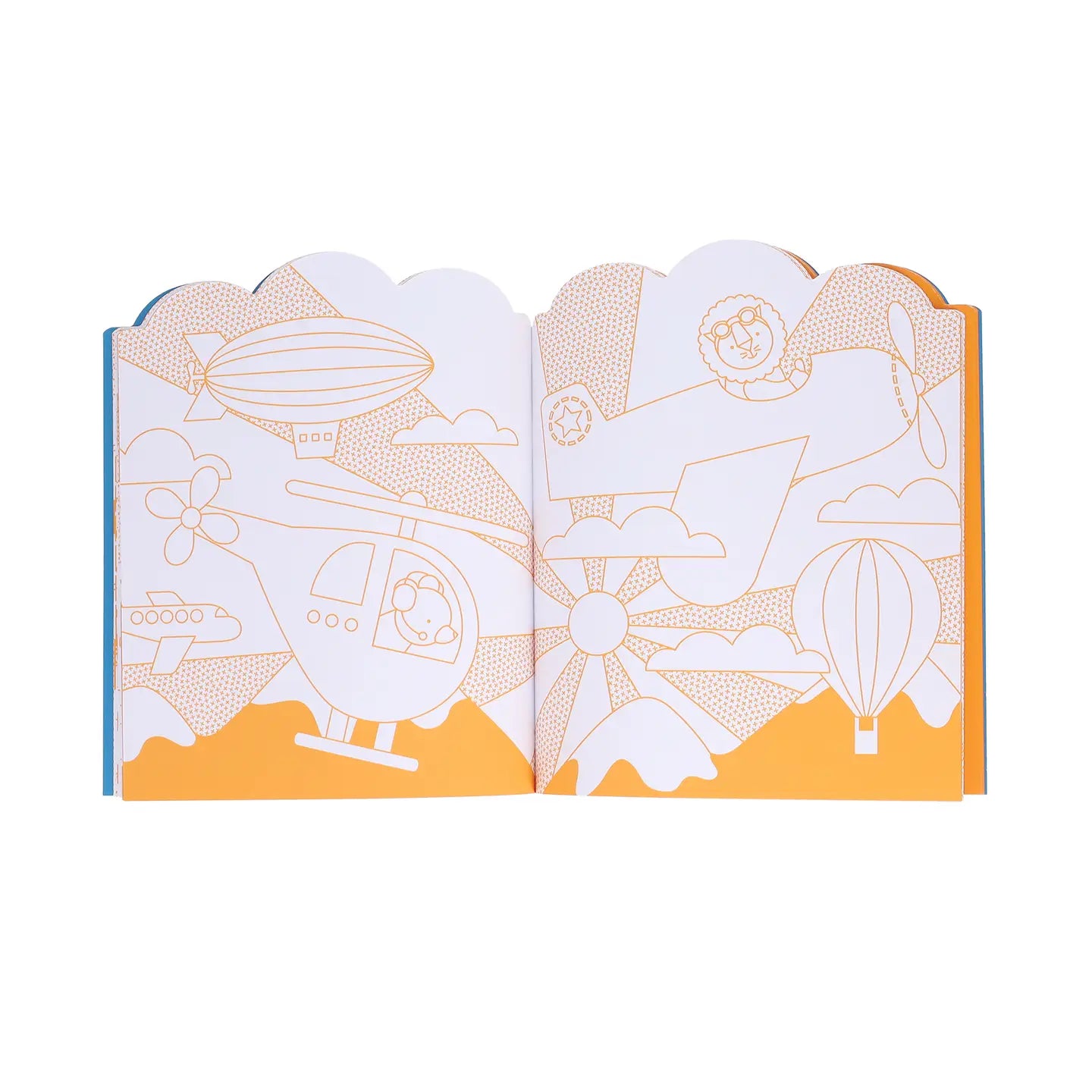 Vehicles Coloring Book with Stickers