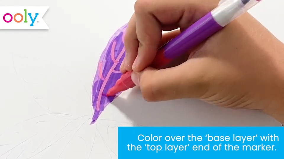 Color Layers Double-Ended Layering Markers- Set of 8