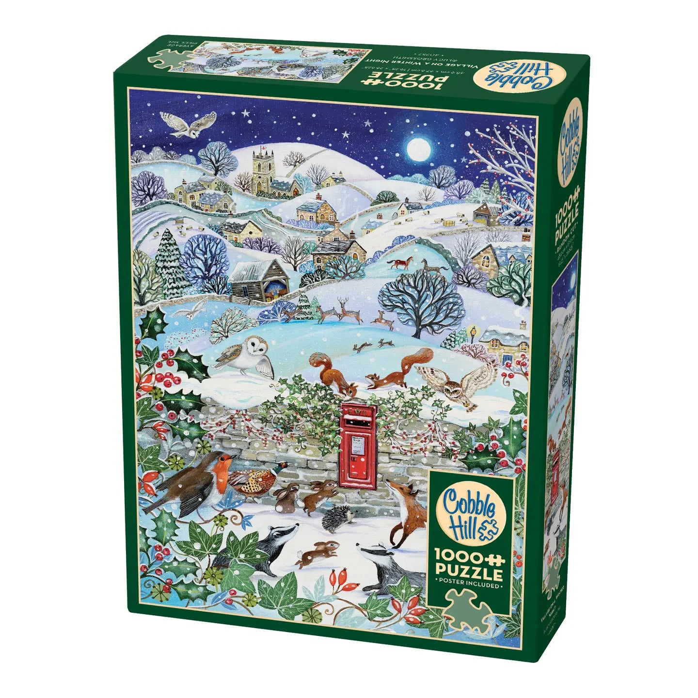 Village On A Winter Night 1000pc Puzzle