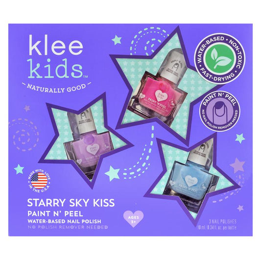 Starry Sky Kiss WATER-BASED NAIL POLISH 3-PIECE SET