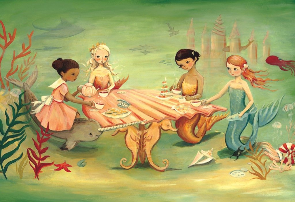 Mermaid Tea Party - 60 Piece Jigsaw Puzzle
